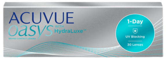 Acuvue Oasys Daily with HydraLuxe - 30 Pack lensworld.com.au
